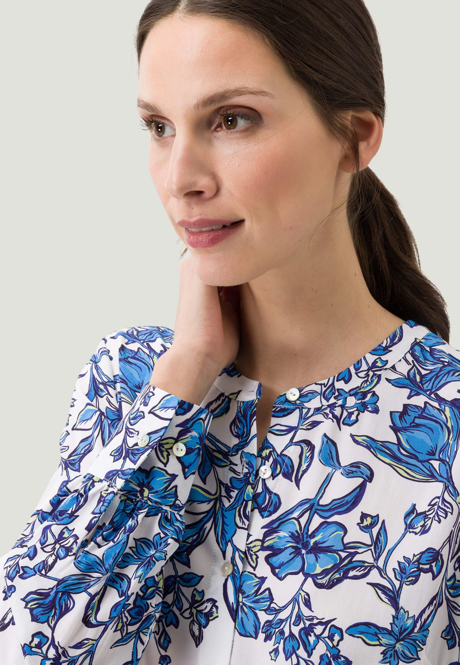 Zero Bluse Creamblue - Image 5