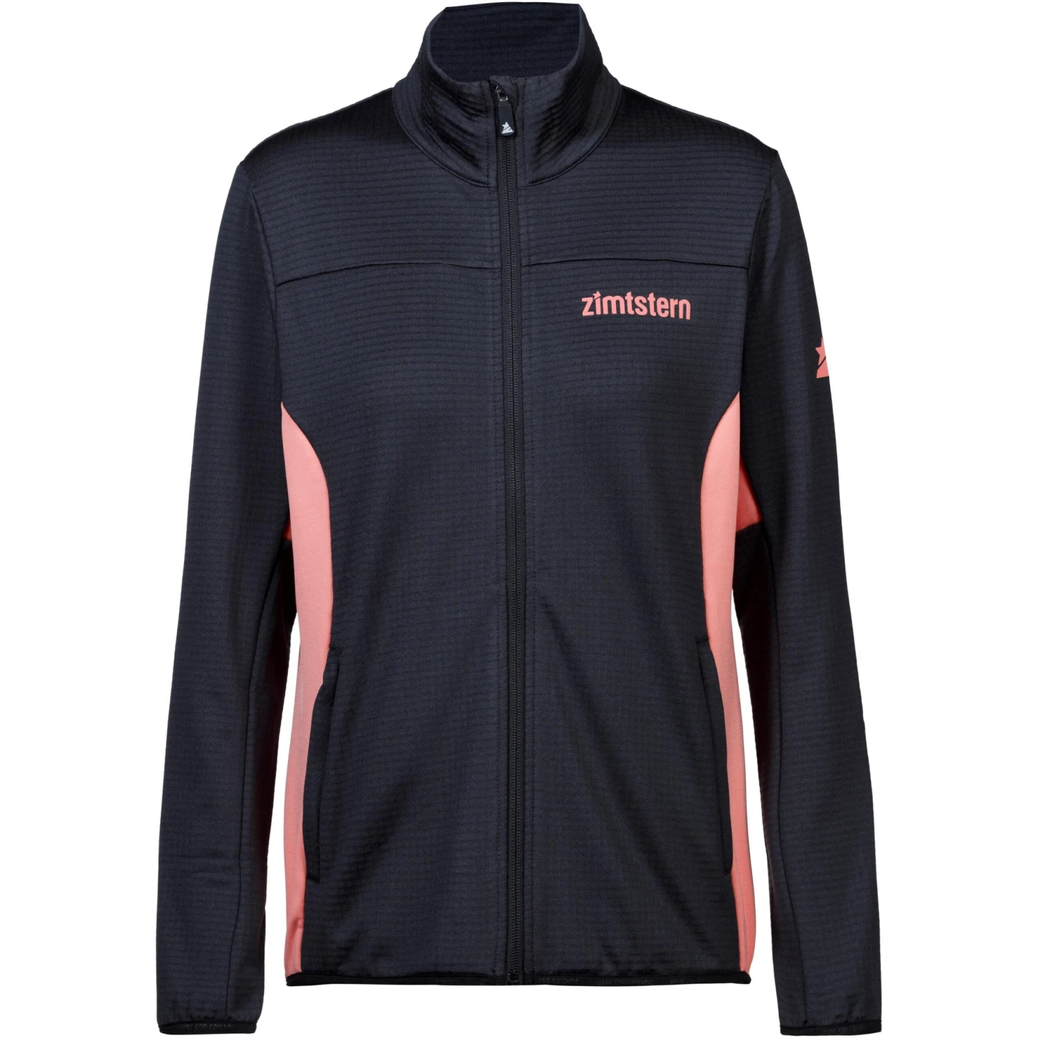 Zimtstern Fleecejacke Albiz In Pirate Black-burnt Coral