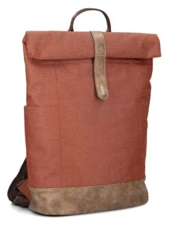 Rucksack "Olli 26" In Braunrot - (B)36 X (H)45 X (T)17 Cm